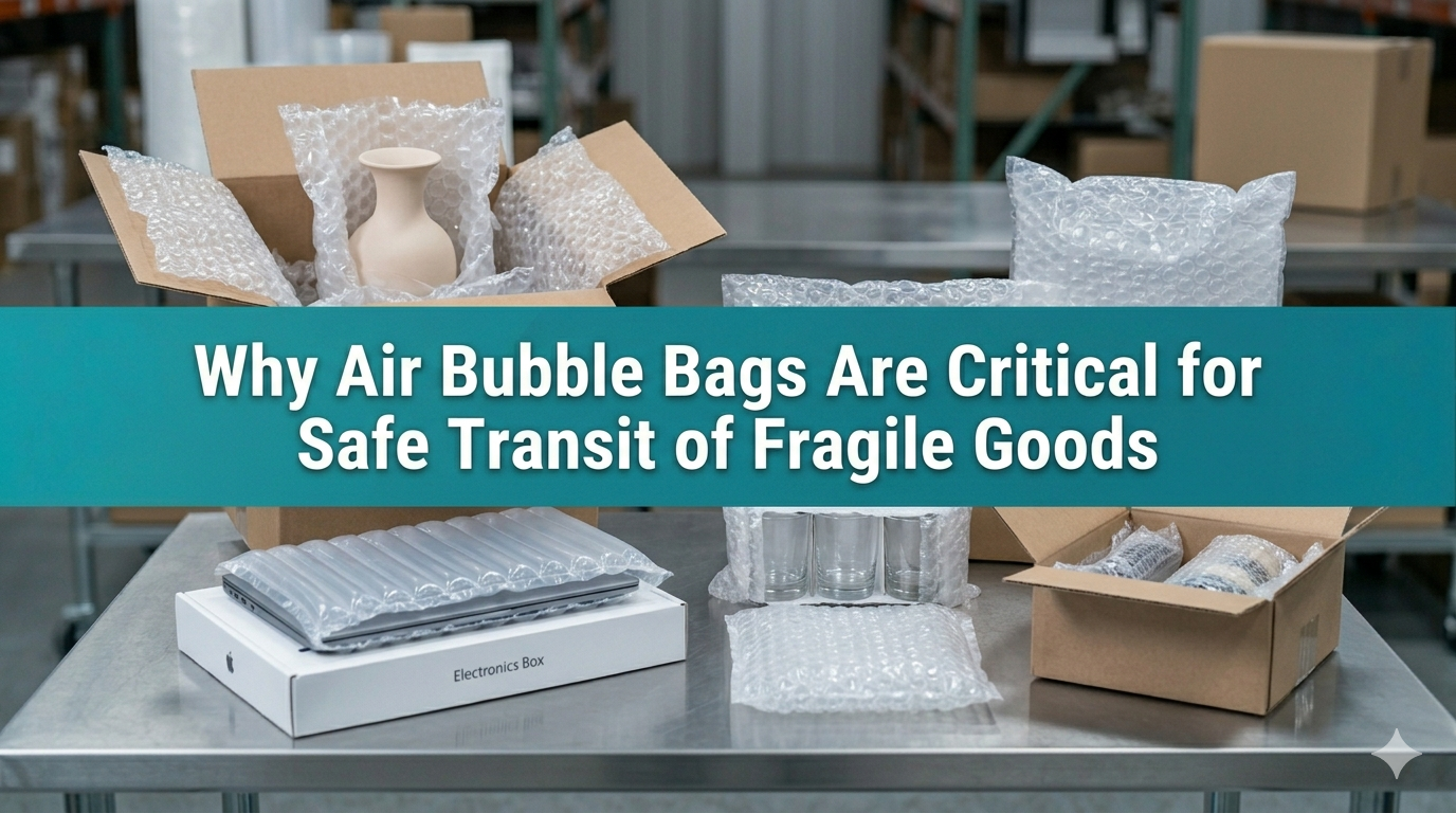 Why Air Bubble Bags Are Critical for Safe Transit of Fragile Goods