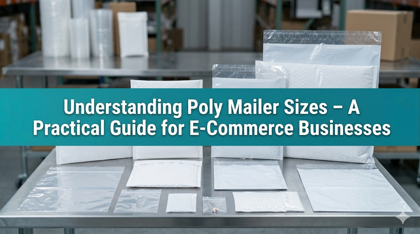 Understanding Poly Mailer Sizes – A Practical Guide for E-Commerce Businesses